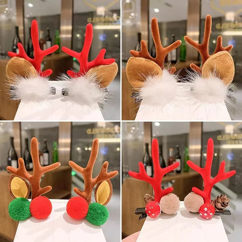 Christmas headpieces hair clips