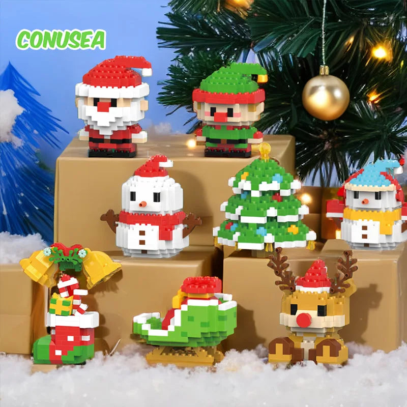 Micro Building Block Series Santa